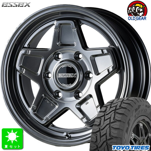 215/70R16 100Q トーヨー オープンカントリー R/T 新品 サマータイヤ ホイール4本セット エセックス ESSEX ENCS 16インチ 6.5J 6H139.7 ハイパーグロス 組込み済 バランス調整済 taiya
