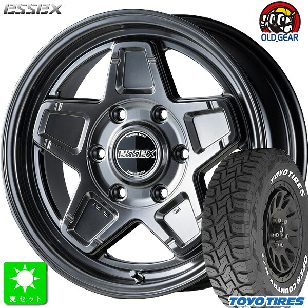 215/65R16C 109/107 トーヨー オープンカントリー R/T ホワイトレター 新品 サマータイヤ ホイール4本セット エセックス ESSEX ENCS 16インチ 6.5J 6H139.7 ハイパーグロス 組込み済 バランス調整済 taiya