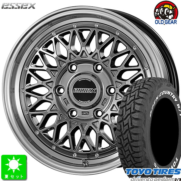 215/65R16 109/107 トーヨー オープンカントリー R/T ホワイトレター 新品 サマータイヤ ホイール4本セット エセックス ESSEX ENCM 16インチ 6.5J 6H139.7 ハイパーグロス(HG) taiya