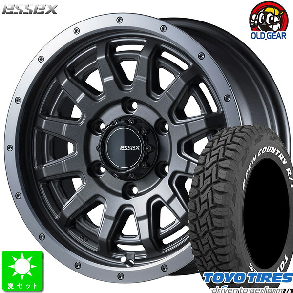 215/65R16 109/107 トーヨー オープンカントリー R/T ホワイトレター 新品 サマータイヤ ホイール4本セット エセックス ESSEX EX 16インチ 6.5J 6H139.7 セミグロスガンメタリック（SGM) taiya