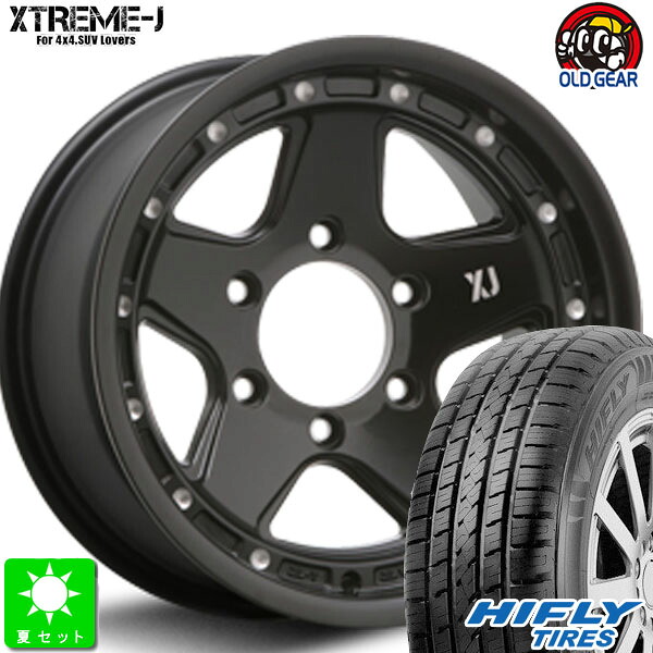 265/70R16ハイフライ HIFLY HT601新品 サマータイヤホイール 4本セットMLJ XTREME-J XJ0516インチ 8.0J 6H139.7サテンブラックミルド taiya|オールドギア店
