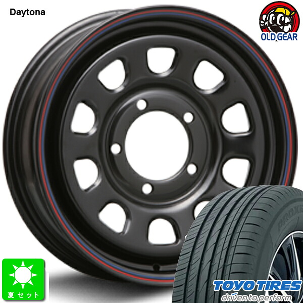 215/70R16 トーヨー プロクセス CL1 SUV 新品 サマータイヤ ホイール4本セット デイトナ’S 16インチ 5.5J 5H139.7 ブラック taiya
