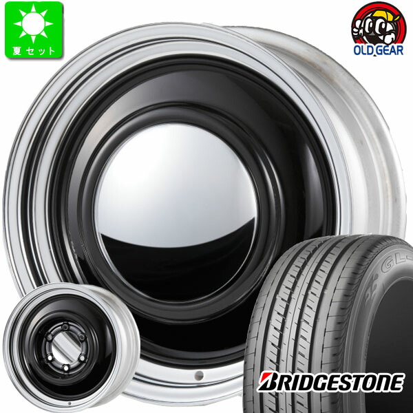 215/65R16C 109/107ブリヂストン BRIDGESTONE GL-R新品 サマータイヤ ホイール4本セット200系ハイエース 専用 スムーシー 16インチ 6.5J 6H139.7ブラッククロームリム taiya|オールドギア店