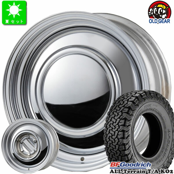 LT215/65R16 103/100SLRD RBL BF Goodrich All-Terrain T/A KO2 ブラックレター 新品 サマータイヤ ホイール4本セット 200系ハイエース 専用 スムーシー 16インチ 6.5J 6H139.7 クローム taiya