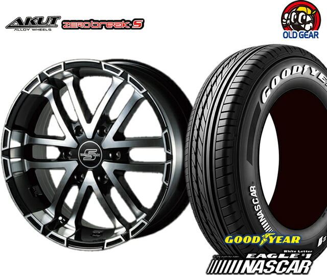 FLEX DELF-02 17x6.5J 38 6-139.7 ブラックポリッシュ GOODYEAR NASCAR 215 60-17  200系ハイエース レジアスエース 人気商品ランキング