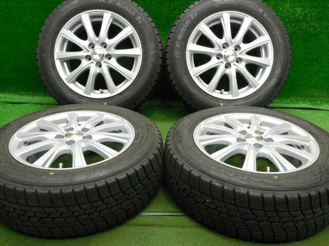 中古 ホイールタイヤ 4本セット 195/65R15 2020年製 7分山程度 中古社外 VEX 15x6J+45 5H100 中古 スタッドレス タイヤ グッドイヤー アイスナビ6 24,420円