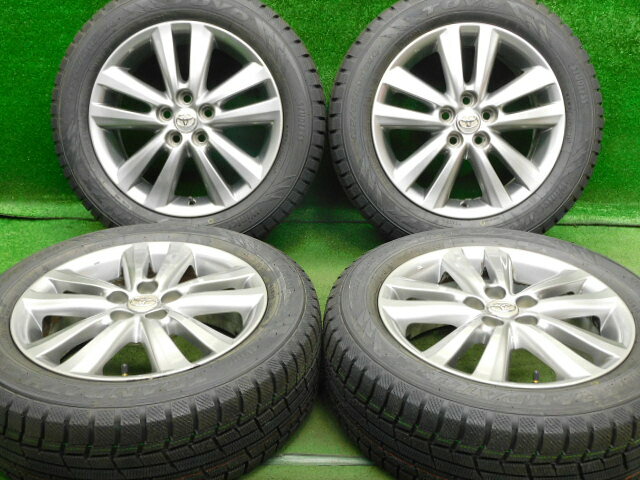 中古 ホイールタイヤ 4本セット 195/60R16 2021年製 中古純正 トヨタ 20系 ウィッシュ 純正 16x6J+45 5H100 新品 スタッドレス タイヤ トーヨー オブザーブ GIZ2|オールドギア2号店