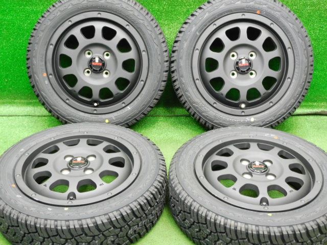 新品 ホイールタイヤ 4本セット 155/65R14 2024年製 未使用社外 ワイルドポーター クロステン 14x4.5J+45 4H100 新品 ラジアル タイヤ ヨコハマ ジオランダー X-AT｜オールドギア２号店
