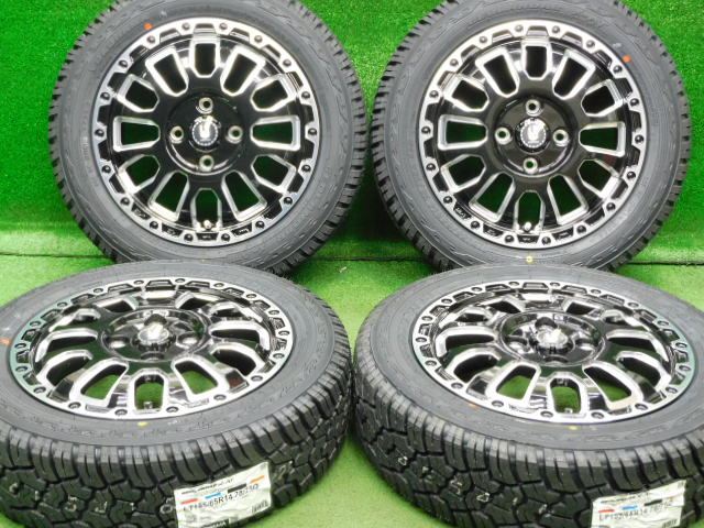 新品 ホイールタイヤ 4本セット 155/65R14 2025年製 新品社外 ラストラーダ アヴェンチュラ 14x4.5J+45 4H100 新品 ラジアル タイヤ ヨコハマタイヤ ジオランダー X-AT G016