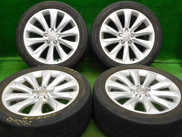 中古 ホイールタイヤ 4本セット 245/45R18 2018年製 4分山程度 中古純正 アウディ A4オールロードクアトロ 純正 18x8J+26 5H112 中古 ラジアル タイヤ ピレリ P-ZEROネロ｜オールドギア２号店