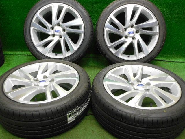中古 ホイールタイヤ 4本セット 225/45R18 2022年製 中古純正 スバル WRX S4 純正 18x7.5J+55 5H114.3 新品 ラジアル タイヤ トーヨータイヤ プロクセス C1S