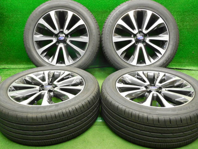 中古 ホイールタイヤ 4本セット 225/55R18 2023年製 中古純正 スバル フォレスター 純正 18x7J+48 5H100 新品 ラジアル タイヤ トーヨー プロクセスCL1 SUV 47,880円