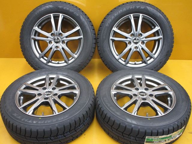 楽天市場】中古 ホイールタイヤ 4本セット 205/60R16 2019年製 8分山