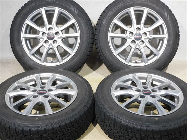 中古ホイールタイヤ 4本セット 175 65r15社外 ユーロマックス 15x6j 37 5h100 中古 スタッドレス タイヤ ブリヂストン ブリザック Vrx Mozago Com