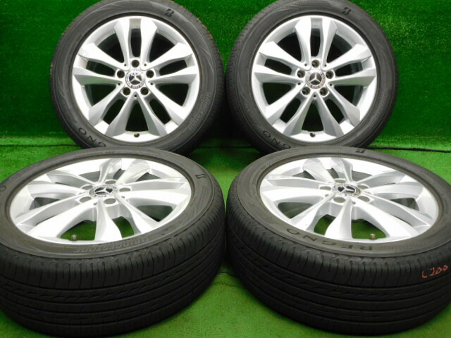楽天市場】中古 ホイールタイヤ 4本セット 225/50R17 2019年製 8分山 