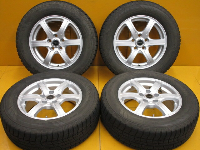 中古ホイールタイヤ 4本セット 215 65r16社外 フェイド 16x6 5j 39 5h114 3 中古 ラジアル タイヤ ブリヂストン ネクストリー Andapt Com
