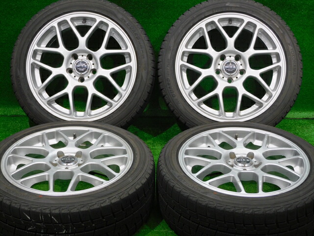 中古ホイールタイヤ 4本セット 5 50r17社外 Piaa スーパーメッシュ モノブロック 17x7j 48 5h108 中古 スタッドレス タイヤ ブリヂストン ブリザック Vrx2 Paigebird Com