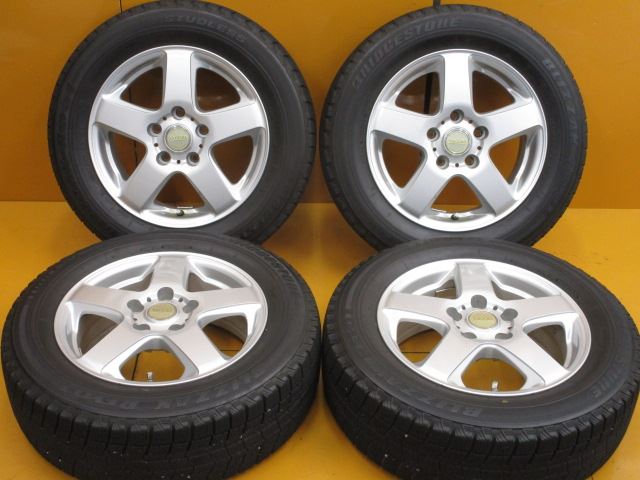 【楽天市場】中古ホイールタイヤ 4本セット 195/65R15社外 ブリヂストン VAGGIO 15x6J+45 5H114.3 中古 ...