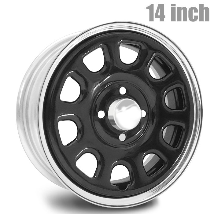 楽天市場】デイトナ 14インチ ホイール 4本セット 14×5.0J +42 4H 