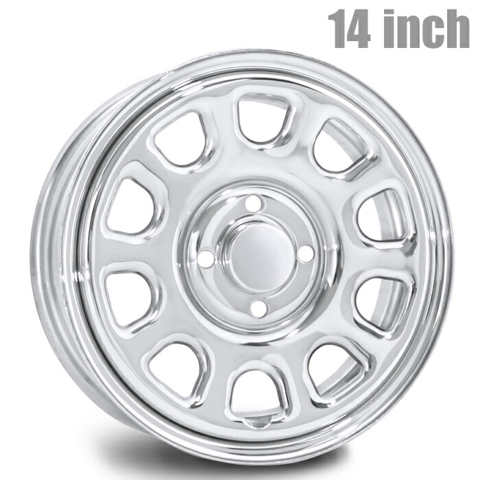 楽天市場】14インチ デイトナホイール 4本セット 【14×5.0J+42 4H