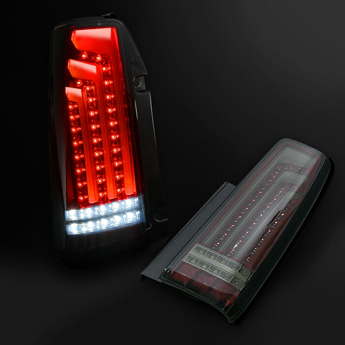 JB23 JB33 JB43 ジムニー 縦 ファイバー LED ビーム テール ライト スモーク レッド 左右 13,485円