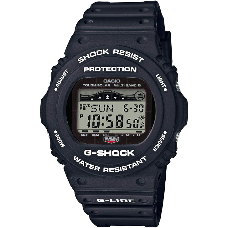 G-SHOCK G-LIDE GWX-5600C-7JF ソーラー電波腕時計 黒 G-SHOCK G-LIDE GWX-5600C-7JF メンズ 電波ソーラー デジタル