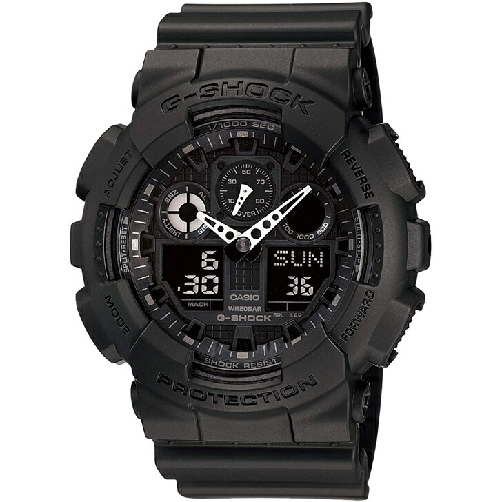 【カシオ】カシオ ジーショック CASIO G-SHOCK GA-100-1A1JF デジ／アナ・クオーツ腕時計 メンズ 樹脂ベルト｜ＯＬＤ　ＰＯＷＥＲ