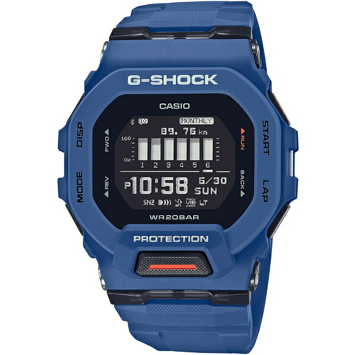 【カシオ】カシオ ジーショック CASIO G-SHOCK G-SQUAD スマートフォンリンク Bluetooth積み上げる GBD-200-2JF メンズ 脂三尺帯