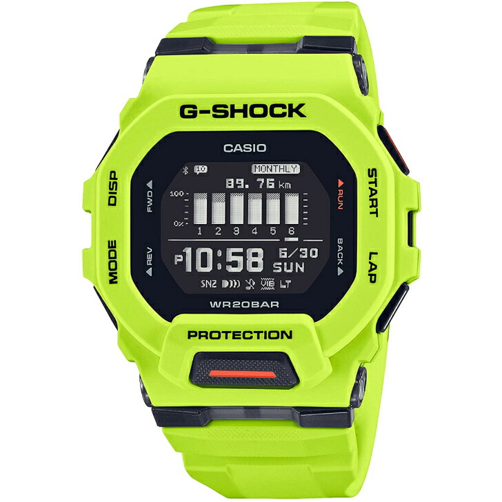 【カシオ】カシオ ジーショック CASIO G-SHOCK G-SQUAD スマートフォンリンク Bluetooth積み上げる GBD-200-9JF メンズ 脂三尺帯