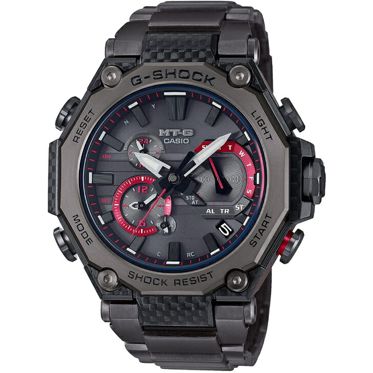 【カシオ】カシオ ジーショック CASIO G-SHOCK Bluetooth積み上げる 電磁波ソーラー デュアルコアガード社会システム MTG-B2000YBD-1AJF メンズ 黒いこと 参折れステンレス鋼周波数帯域