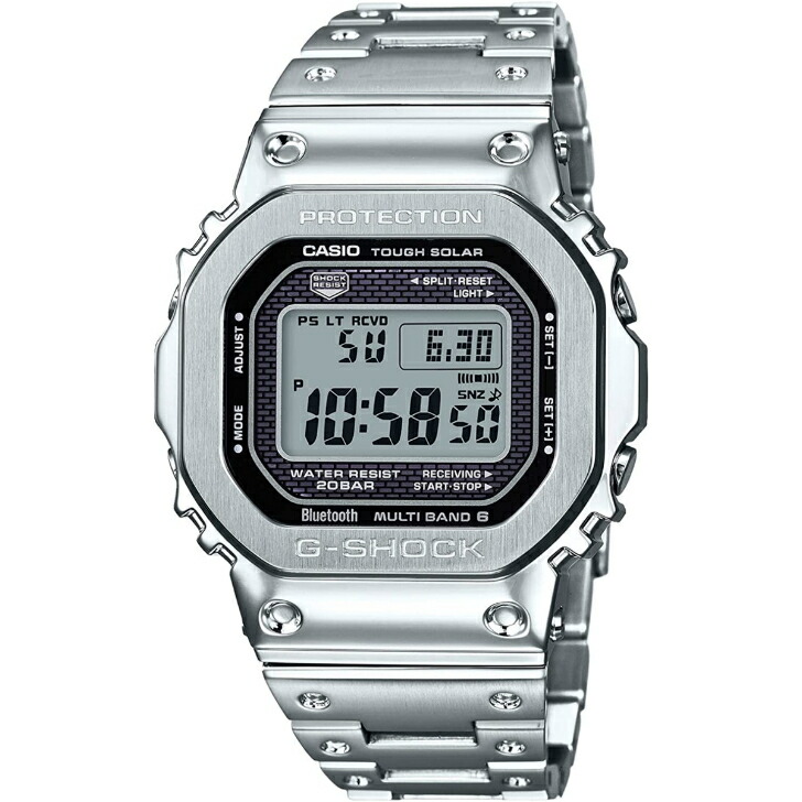 【美品】CASIO G-SHOCK GMW-B5000PS-1JR フルメタル G-SHOCK GMW-B5000PS-1JR 40周年限定モデル フルメタル 腕時計