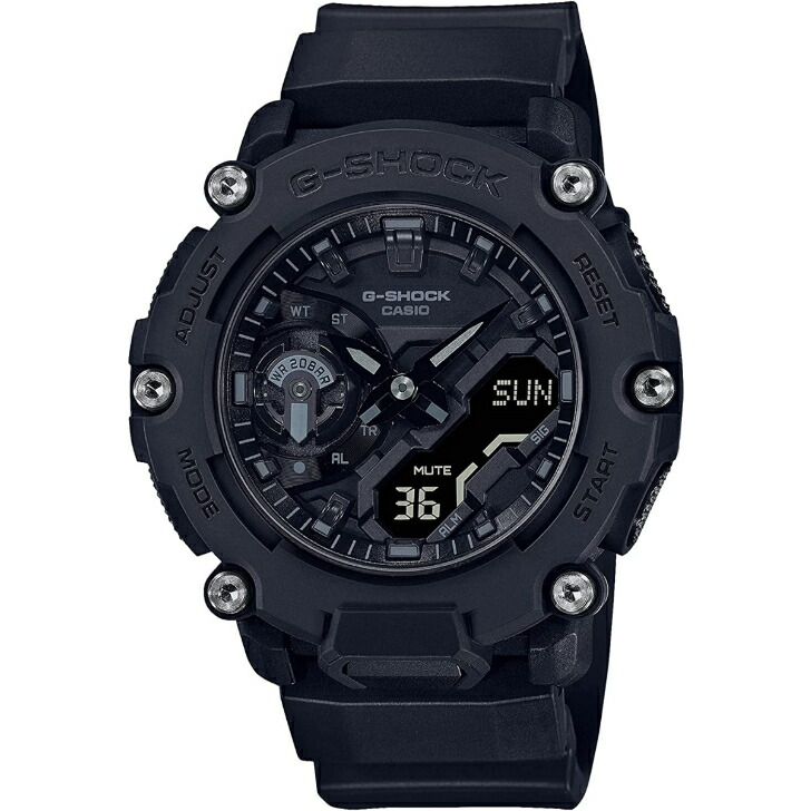 【国内置き目品】[カシオ] ウオッチ CASIO G-SHOCK カシオ ジーショック カーボンコアガード 社会システム GA-2200BB-1AJF メンズ 黒いこと
