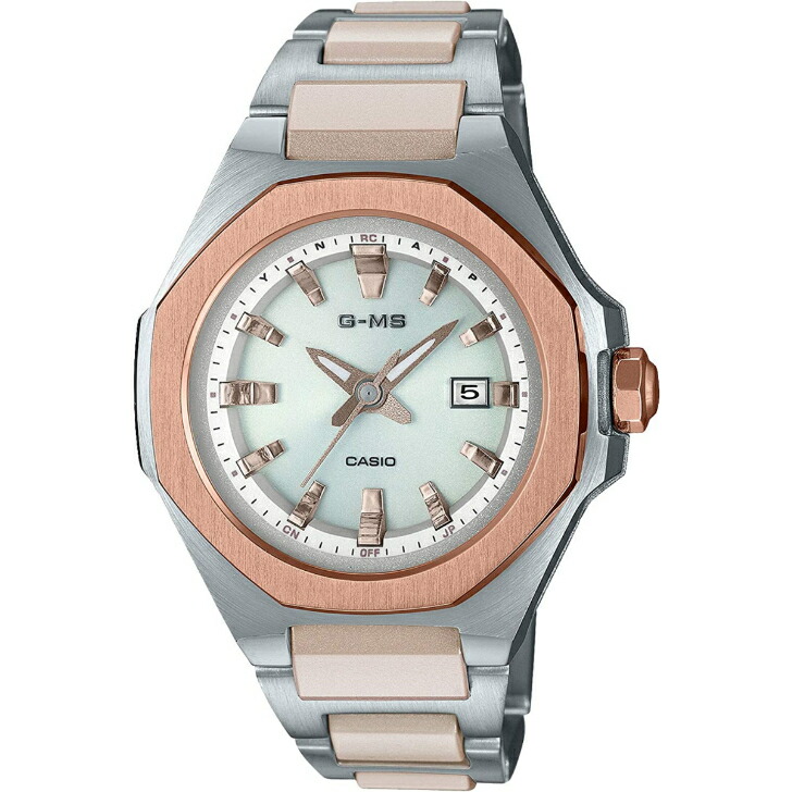 【国内正規品】[カシオ] 腕時計 CASIO Baby-G カシオ ベビージー G-MS 電波ソーラー MSG-W350CSG-7AJF レディース シルバー｜ＯＬＤ　ＰＯＷＥＲ