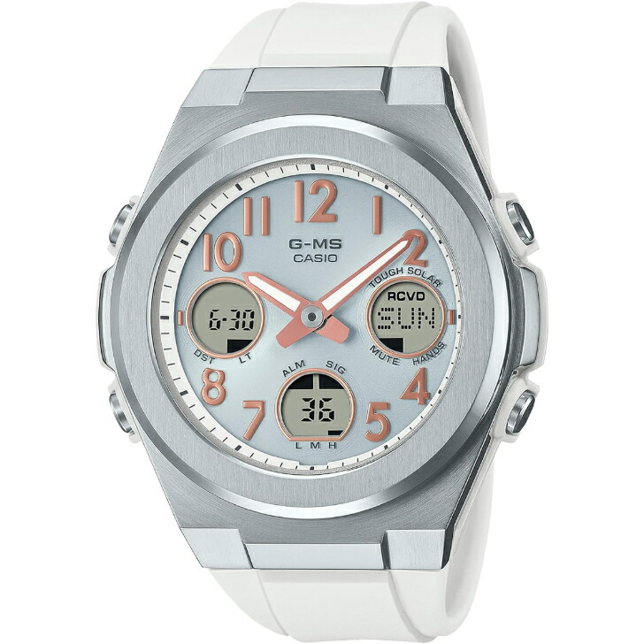 【国内定め事品】 CASIO Baby-G カシオベビージー ウオッチ  G-MS 電磁波ソーラー MSG-W610-7AJF 白いこと