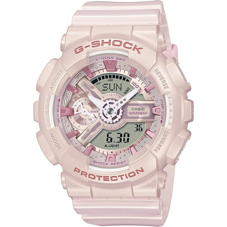 【国内正規品】CASIO G-SHOCK カシオ ジーショック バイオマスプラスチック採用 GMA-S110ST-4AJF レディース ピンク｜ＯＬＤ　ＰＯＷＥＲ
