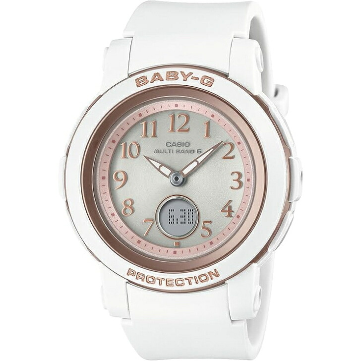 【国内正規品】CASIO Baby-G カシオ ベビージー 電波ソーラー BGA-2900AF-7AJF レディース ホワイト|OLD POWER