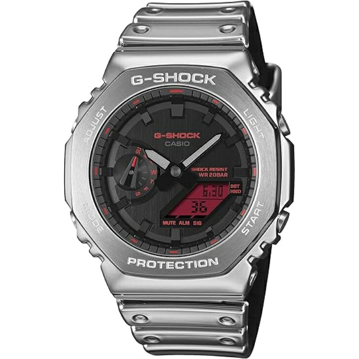 【国内定め事品】CASIO G-SHOCK カシオジーショック GM-2100YRA-8AJF メンズ しろがね色