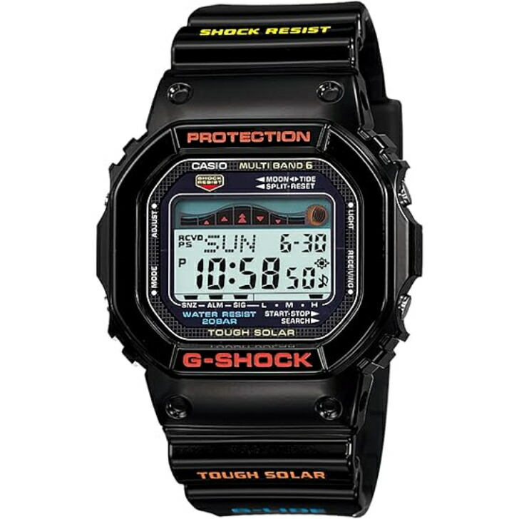 【国内定まり品】[カシオ] ユニ一発やる成年者 ウオッチ CASIO G-SHOCK カシオ ジーショック G-LIDE 電磁波ソーラー GWX-5600-1JF 黒いこと