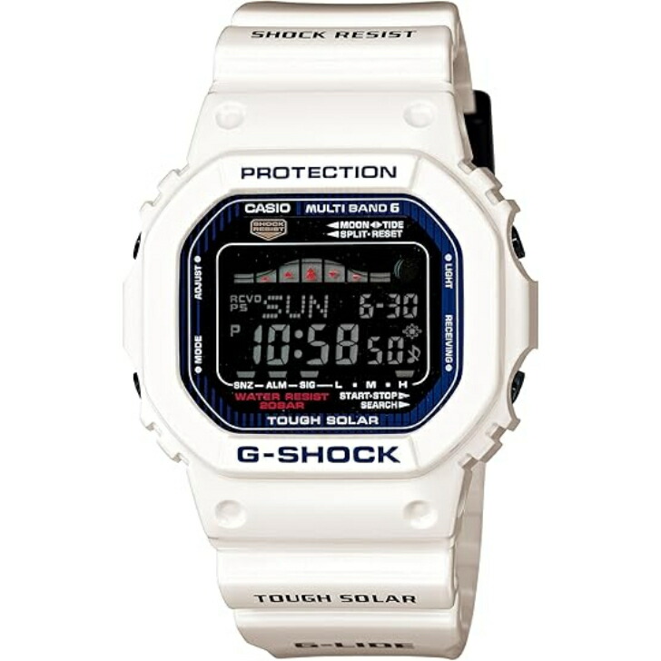 【国内定まり品】[カシオ] メンズ ウオッチ CASIO G-SHOCK カシオ ジーショック G-LIDE 電磁波ソーラー GWX-5600C-7JF 白いこと