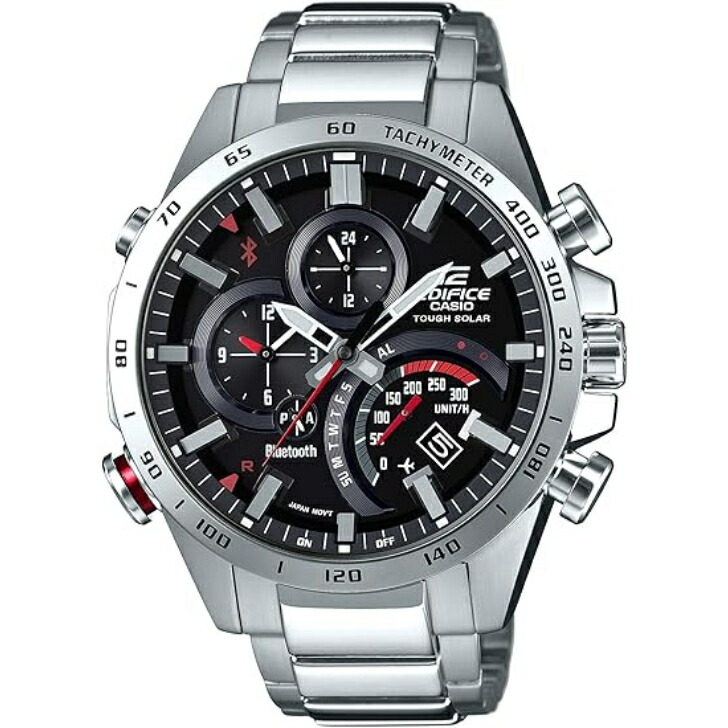 【国内定め事品】[カシオ] ウオッチ CASIO EDIFICE カシオ エディフィス スマートフォンリンク EQB-501XD-1AJF しろがね色