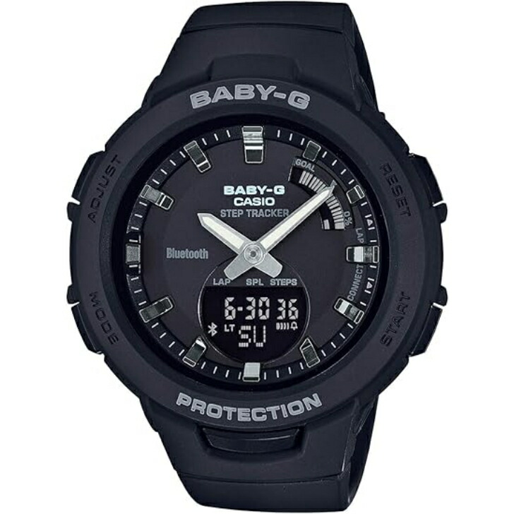 【カシオ】カシオ ベビージー CASIO Baby-G G-SQUAD BSA-B100-1AJF レディース 脂三尺帯