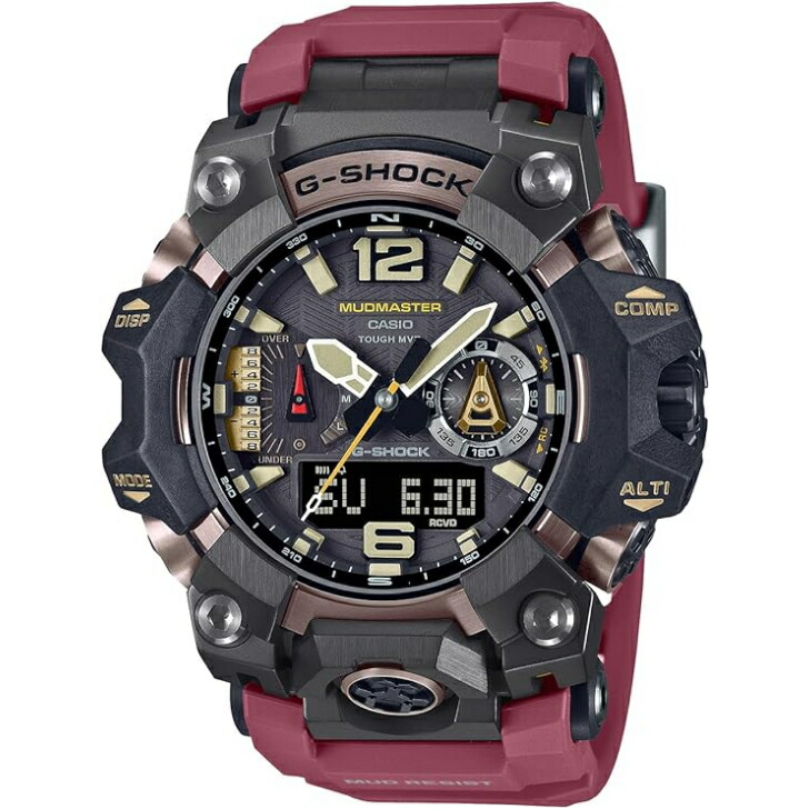 【国内置き目品】CASIO G-SHOCK カシオ ジーショック  GWG-B1000-1A4JFメンズ 赤いこと