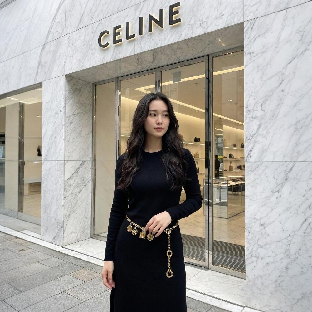 【激レア】CELINE セリーヌ ヴィンテージ チェーンベルト ゴールド チャーム 時計 天体 モチーフ マンテル トグル 希少 レディース アクセサリー ベルト 【中古】｜おれのTAKARA