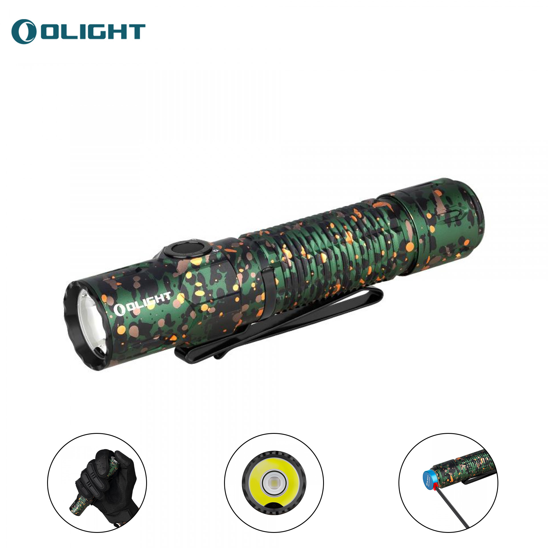 限定品 オーライト OLIGHT WARRIOR 3S センサー付きタクティカルライト LEDライト 懐中電灯 