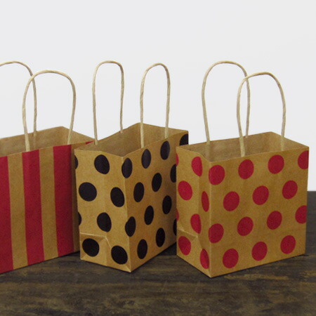Water Stripe Mini Paper Sack One Piece Ing