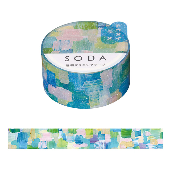楽天市場】HITOTOKI SODA（ソーダ） 透明マスキングテープ（箔