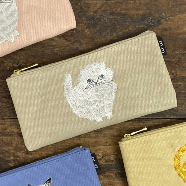 ミナペルホネン　ペンケースoneday コンパクトコインケースplus(field of flower-ミナペルホネン