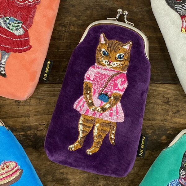 楽天市場】ナタリーレテ オーガンジー ドローストリングポーチ【猫