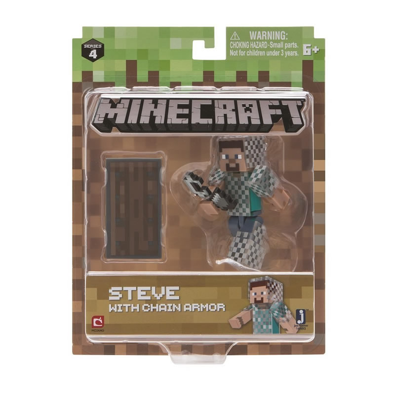 楽天市場 マインクラフト スティーブ チェーンアーマー アクションフィギュア Minecraft Ev Evo17 3 おもちゃ Nicストア