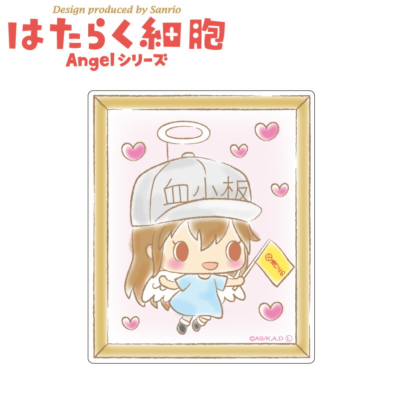 はたらく細胞 サンリオ コラボ グッズ アクリルバッジ エンジェルシリーズ ヘルパーT細胞 【メーカー直販】画像